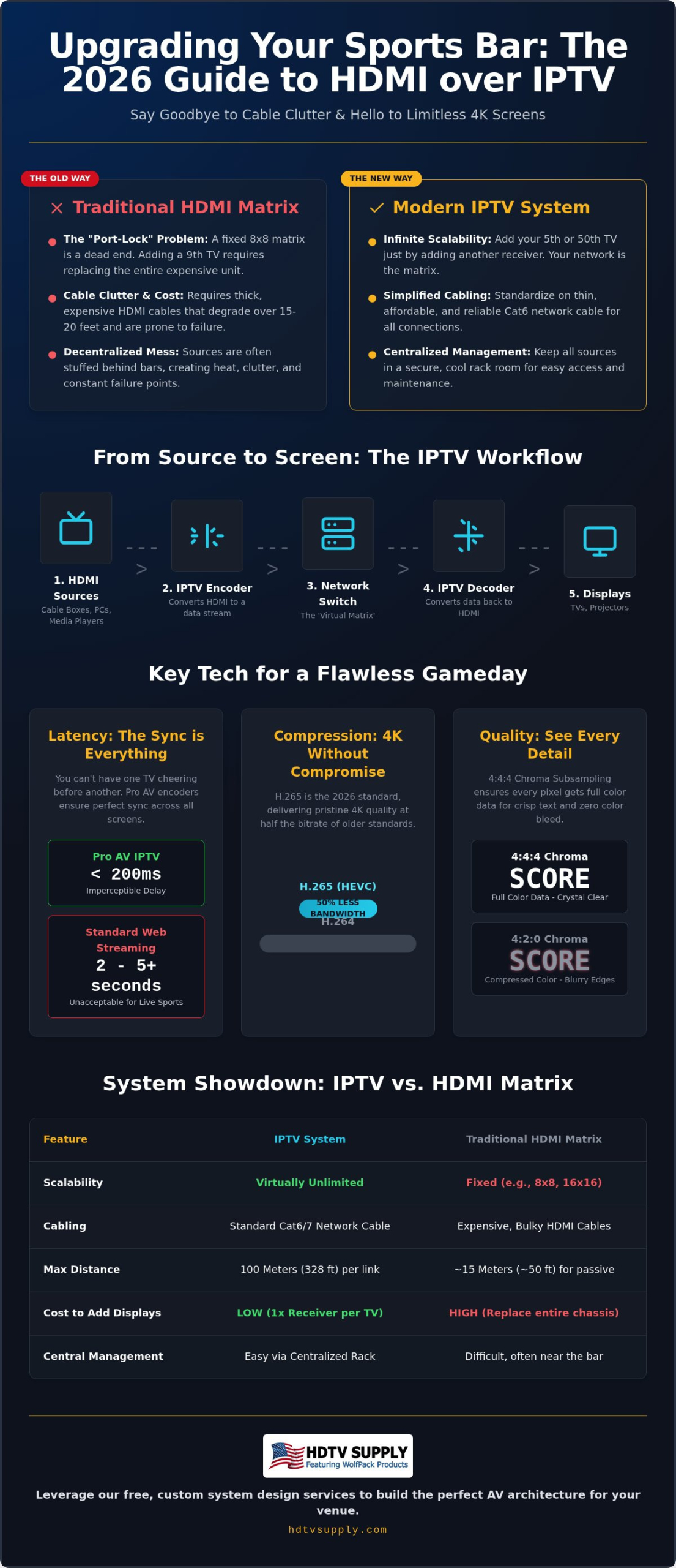 Best HDMI to IPTV Encoder for Sports Bars: 2026 Guide