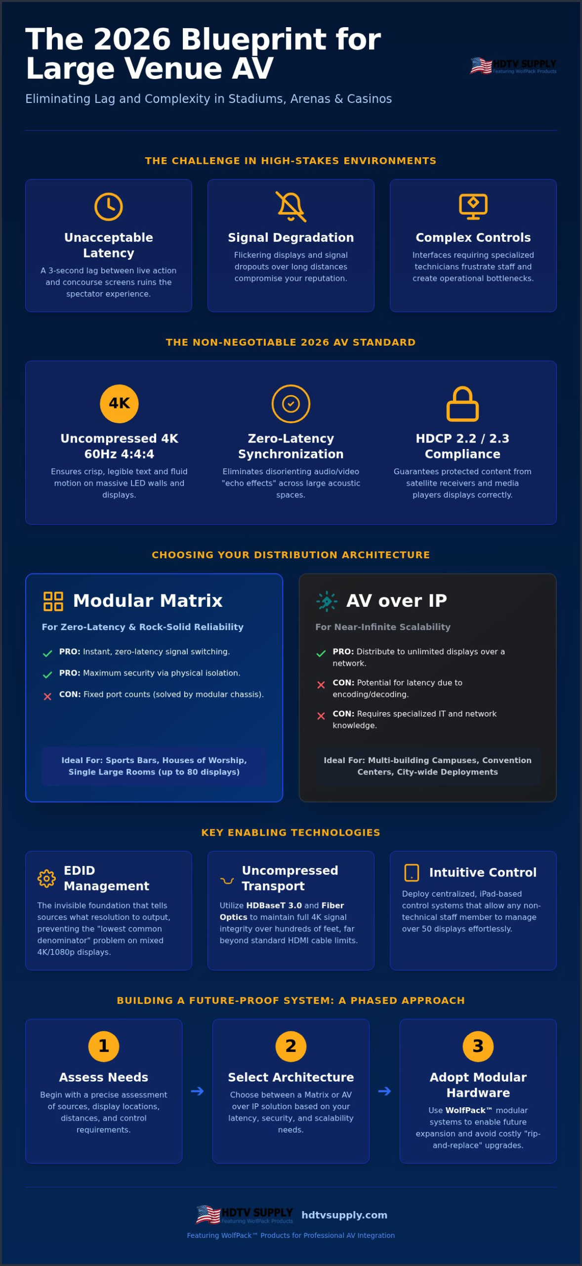 HDMI Distribution for Large Venues: 2026 Pro AV Guide