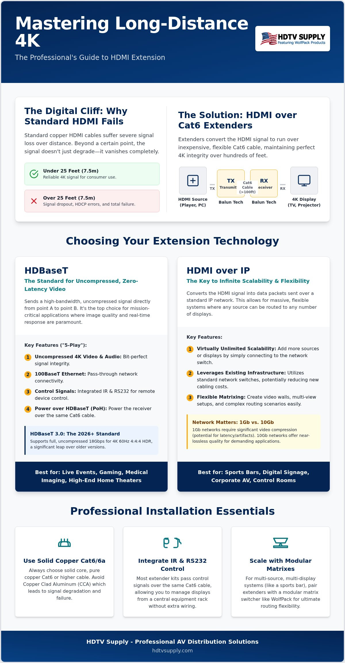 HDMI Extender over Cat6: The Professional Guide to Long-Distance Signal Distribution