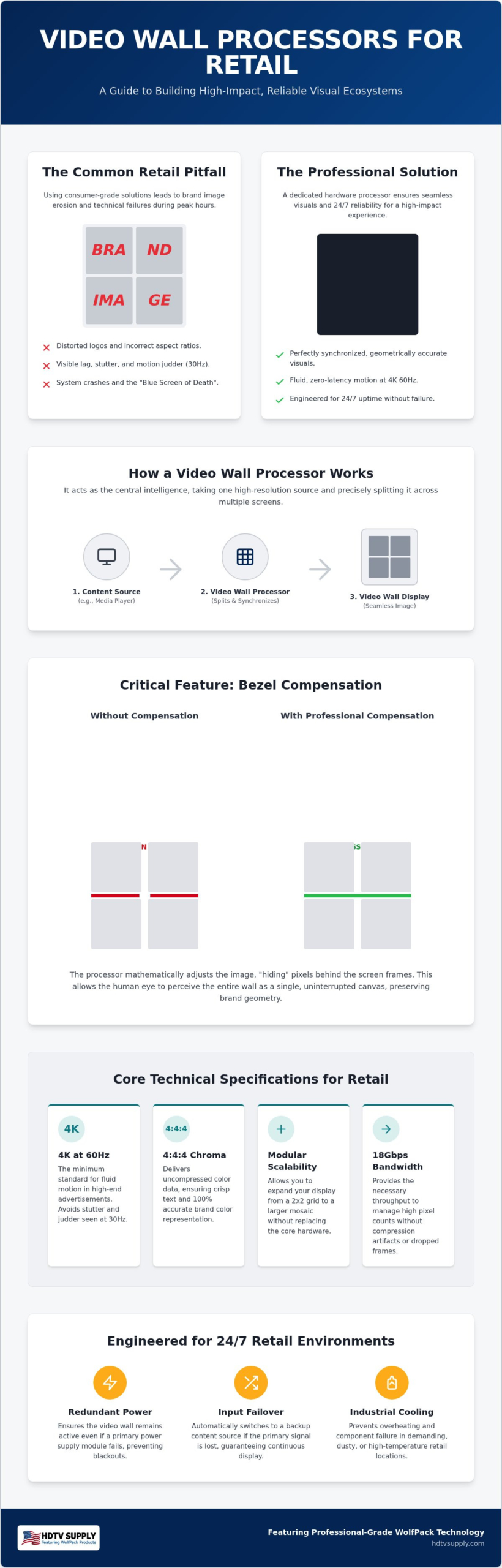 Retail Video Wall Processors: 2026 Immersive Display Guide