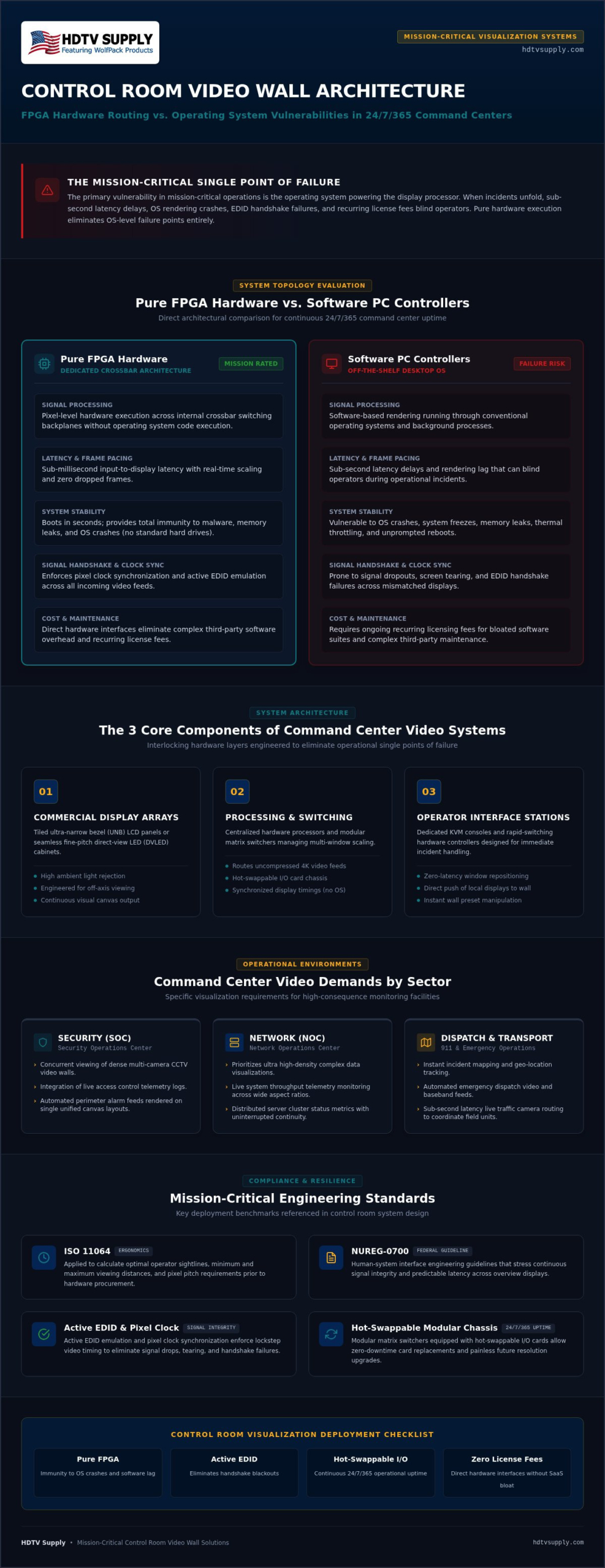 Control Room Video Wall Solutions: 2026 System Design & Hardware Guide