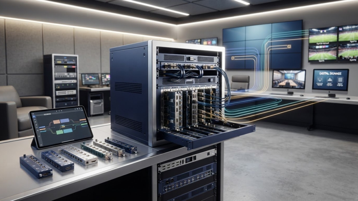 The Key Benefits of Modular HDMI Matrix Switchers